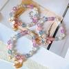 Nova pulseira de desenho animado Sanrio com estalo de estouro, alto senso, contas de vidro estouradas, pulseira fofa, joias de pulseira, joias femininas, atacado