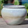 Vaso de flores carnudo Yixing, robusto, grande, respirável, de barro, de grés, retrô, antigo, pilha, mágico, segurando, pote