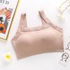 Nuevo top de tubo sin costuras anti-exposición con espalda de belleza para uso interior, de una pieza con almohadilla para el pecho, ropa interior deportiva inalámbrica para mujer con soporte push-up