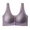 Sutiã com Fecho Frontal, Lingerie para Meia-Idade e Idosos, Sem Aro, Push-Up, Sem Costura, Tamanho Grande, Sutiã Feminino 8828