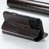 Funda para Teléfono Móvil Adecuada para Iphone18Promax 17/16 Tapa Flip con Soporte para Tarjetas Carga Inalámbrica Magnética Magsafe Funda de Cuero