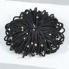 Cuerda para el cabello del mismo estilo de Dongdaemun de Corea del Sur, cuerda para el cabello con forma de perla para mujer, accesorios populares en Internet para el cabello, pequeños anillos para el cabello simples con forma de corazón transparente, tendón de goma