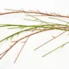 Alambre de Mimbre de Plástico Simulado de Malla de 2.4m Accesorios de Vid de Hoja de Arce y Eucalipto para Manualidades Navideñas DIY