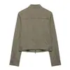 Ropa europea y americana para mujer transfronteriza, bestseller de AliExpress, chaqueta casual de moda estilo francés con cuello alto