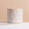 Vela perfumada casera hecha a mano DIY taza de cerámica de soja recipiente para velas decoración de hotel Marrón