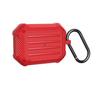 Para Apple airpods2 capa protetora airpodspro fones de ouvido TPU fibra de carbono mala