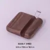 Soporte para Teléfono de Madera Maciza de Nogal Negro, Soporte de Escritorio para Teléfono, Soporte Portátil para Personas Perezosas, Soporte Personalizable con Logo