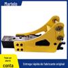 Martelo de britagem triangular/ângulo reto para escavadeira, perfurador de rochas e máquina de escavação de montanhas, cabeça de pistola, martelo de impacto para perfuração de estradas de cimento