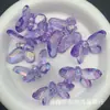 Acrílico Colorido Banhado a UV Borboleta Grande Tridimensional com Furo Traseiro DIY Artesanal Enfeite para Pendurar no Carro Material Brilhante