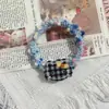 Estilo Japonés Lindo Cuadros de Colores Anillo para el Cabello de Gato Kt Nuevo Estilo Ins Chica Linda Todo Fósforo Flequillo Dibujos Animados Tocado Accesorios para el Cabello