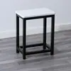 Bancos de Taller, Bancos de Operación de Fábrica, Bancos de Trabajo, Taburetes Cuadrados Pequeños de Acero y Madera, Bancos de Hierro para Comida Rápida, Bancos Metálicos de Entrenamiento