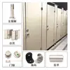 Mamparas de Baño, Paneles de Pared Divisoria de Panal Compuesto Antibacteriano, Resistentes a la Humedad, para Centros Comerciales, Escuelas, Mamparas de Baño Públicos