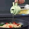 Tanque de Aceite de Doble Propósito Transfronterizo Tanque de Aceite a Prueba de Fugas Tanque Pulverizador Botella Doméstica de Vidrio para Salsa de Soja Vinagre Especias Botella de Aceite Atomizada Tanque Pulverizador