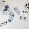 Calcetines de Malla Transpirables de Verano para Niños Yishuangshuang, Calcetines Cortos de Dibujos Animados Costurados, Algodón Peinado, Calcetines Lindos para Bebés Niños