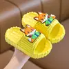 Sandalias de Nuevo Estilo para Verano Ladrillos de Construcción Lindos Dibujos Animados Niños Niñas Ropa para Exteriores Resistentes al Desgaste Transpirables Zapatillas Antideslizantes para el Hogar