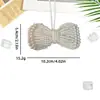 Accesorios de cuentas hechos a mano caricatura moño flor póker parche de tela bordada cordón bolsa accesorios para ropa funda de teléfono D