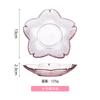 Pratos de Vidro Flor de Cerejeira Japonesa Criativos Prato de Vidro Rosa Pratos Domésticos para Frutas Secas Molheiras Prato Atacado em Estoque