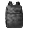 Nueva Mochila Tejida de Moda para Hombre Mochila Casual de Negocios de Gran Capacidad Mochila Estilo Coreano Bolsa para Hombre Mochila de Moda