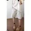 Pantalones Cortos Deportivos de Verano para Hombre, Pantalones Finos Casuales de Cinco Puntos, Exteriores Frescos de Seda de Hielo de Secado Rápido, Pantalones Juveniles Rectos con Cordón