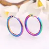 Pendientes de Aro Minimalistas y Anillos para la Nariz Modernos Brazaletes para Oreja de Acero Inoxidable Diseño de Nicho Brazaletes para Oreja de Clip