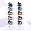 2,5 CM tamanho pequeno Clip de Presilha Vazado de Coração Estampa de Leopardo Colorida Clip para Franja Feminina Grampo de Cabelo Quebrado Grampo de Cabelo Quente Transfronteiriço Grampo de Cabelo
