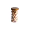 Botella Sellada de 550ml Mascota Transparente Caramelo Frasco de Plástico Boca Ancha en Espiral Grado Alimenticio Galleta Tuerca Botella de Empaque