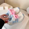 Zapatos para Niña 2026 Nuevo Primavera Infantil Encaje Suela Suave Zapatos Deportivos Moda Niña Princesa Running Zapatos de Tabla Argan