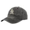 Gorra de Béisbol Bordada de Tela Lavada Transfronteriza Europea y Americana 2024 Gorra de Sol con Protección Solar Vintage para Mujeres Gorra de Street Dance para Hombres