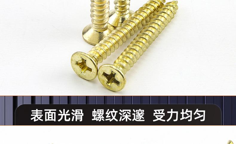 304不锈钢镀金色十字沉头自攻螺丝_03_17.jpg