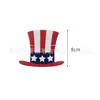 Decoraciones de bandera con temática del Día de la Independencia de Estados Unidos y el Día Nacional transfronterizas, pancartas para fiestas, decoraciones colgantes, arreglos de ambiente en stock