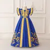 Novo Vestido Robe Feminino da Amazon, Vestido Princesa Infantil Estampado, Fantasia de Festa de Feriado para Meninas