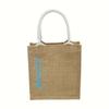 Saco de Juta Personalizado para Vinho Bolsa de Algodão e Linho Bolsa de Linho Laminado Bolsa de Linho para Compras Bolsa de Mão de Linho Logotipo Impresso Presente Publicitário