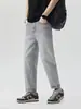 Ropa para Hombre Fengshe / Jeans de Tacto Fresco Nueva Colección Primavera y Otoño 2026 Estilo High Street Americano Pantalones Cortos Holgados Elásticos Cónicos de Tendencia
