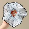 Estilo perezoso 2026 nuevo coletero de oso con pompón y diseño floral, accesorio para el cabello retro y de alta gama para mujeres