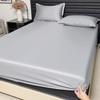 Lençol de Elástico Imitação Tencel 2026 Novo Seda Gelada, Classe A, Adequado para Dormir Nu, Totalmente Envolvente, Lavável à Máquina, Extra Alto, Lençol de Cama de Verão