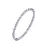 Pulseira de aço titânio estilo chinês antigo que não desbota, popular para meninas, alta qualidade, contas redondas de bambu, pulseira de aço inoxidável, atacado de fábrica