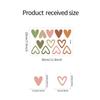 Morandi cor caneta simples amor adesivo de parede DIY decoração casa autoadesivo adesivo PVC