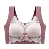 Popular Sujetador de Encaje Ajustable Tallas Grandes para Mujeres 100kg Gordito mm Sin Aros Push-Up Anti-Caída Espalda Bonita Sujetador Delgado