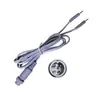Calibre de seguridad de cuatro núcleos cabeza redonda doble pin cable médico doméstico Chengdu Qianli computadora instrumento de terapia de frecuencia intermedia accesorios de electroterapia