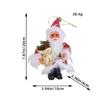 Amor por Hong Kong Papai Noel de 5 polegadas em Pé Segurando Árvore Pingente de Boneca Boneca de Natal Festa Decoração de Natal