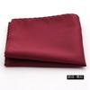 Venta de fábrica en stock Moda accesorios para traje de hombre pañuelo cuadrado bufanda 1200 agujas poliéster seda vestido bolsillo toalla