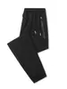 Pantalones de Hielo de Seda para Hombre de Verano, Pantalones Rectos Sueltos y Delgados, Pantalones Casuales Sueltos con Bolsillos y Cremallera para Clima Cálido, Pantalones Largos Deportivos