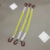 Soporte hidráulico único para minas Eslinga de elevación reflectante Soporte hidráulico único Cuerda antivuelco Gancho doble Cuerda antivuelco
