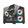 Caso Transfronterizo 240 Gabinete para PC Gamer Refrigerado por Agua con Habitación con Vista al Mar, Habitación con Vista al Mar 270 Gabinete de Computadora Panorámico de Vidrio Templado