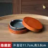 Caja Portapalillos de Cerámica Vintage para Uso Doméstico, Creativo Personalizado de Lujo Ligero para Guardar Palillos y Hilo Dental, Contenedor de Hisopos de Algodón de Moda