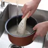 Nuevo ayudante de cocina sin hielo fácil cuchara para lavar arroz ligera dispositivo multiusos para lavar arroz mango cuchara para lavar arroz