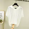Sudadera de Verano Camiseta de Manga Corta para Mujer Estilo Western Holgada Adelgazante Base de Modal Delgada Casual Ropa para Mujer