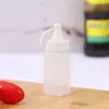 Mini botella de plástico linda y portátil para salsa, botella dispensadora de aderezo para ensaladas y kétchup estilo japonés