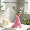 Florero de Rosa Impreso en 3D Transfronterizo Flor de Vestido Florero Artesanía Creativa Decoración Hogar Navidad Halloween Regalo Adorno