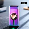 Nuevo encendedor TikTok spinner de mano inteligente con luces de colores, ventana visible e iluminación. Un artículo popular de TikTok, disponible para venta al por mayor
